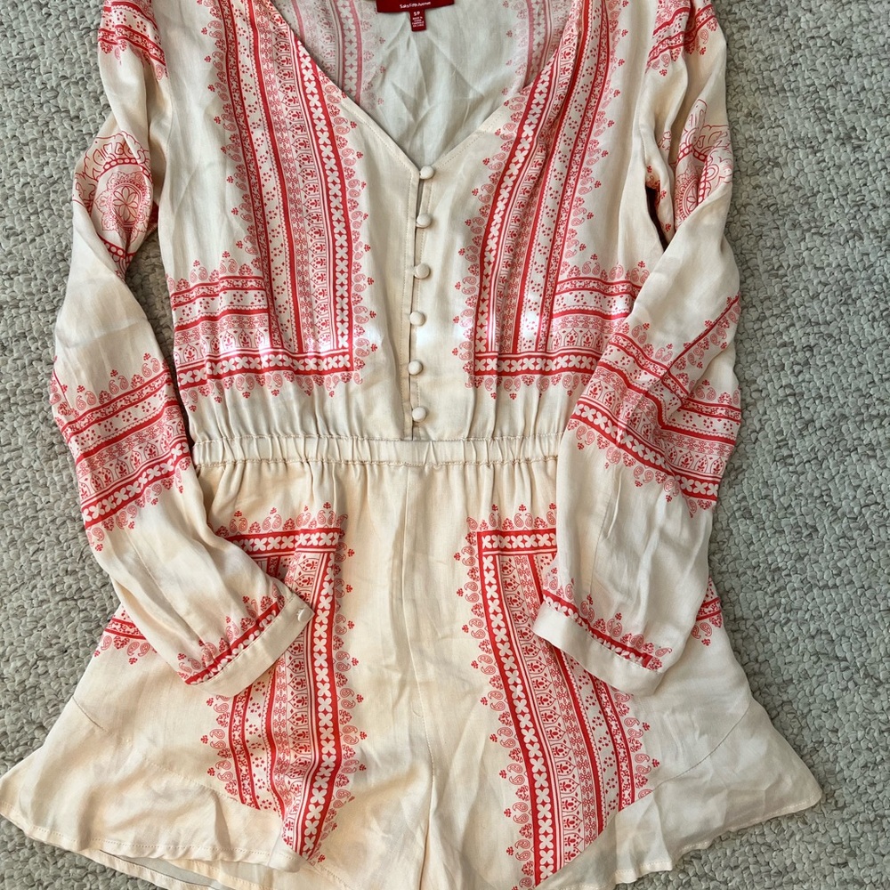 Long sleeve romper size S